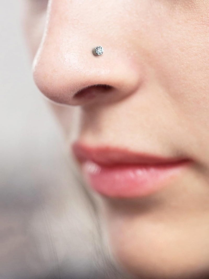 Mayhoop Faux Nose Ring Hoops and Studs - Fake Nose Piercing for Women and Men - Image 4